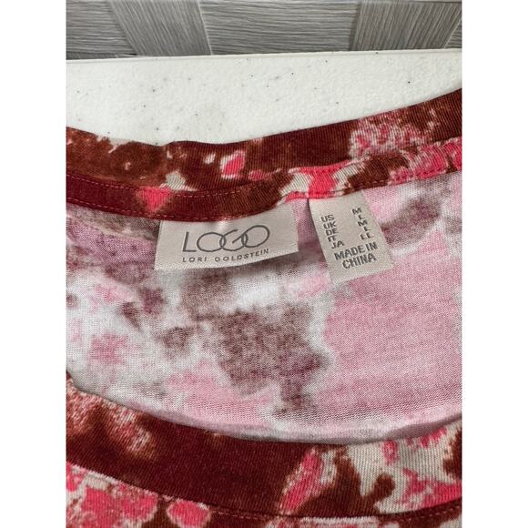 "LOGO"!! Tie Dye,Long sleeve shirt W/Pockets,  Artsy, Soft, Comfy,Gypsy,Size M - Picture 6 of 9